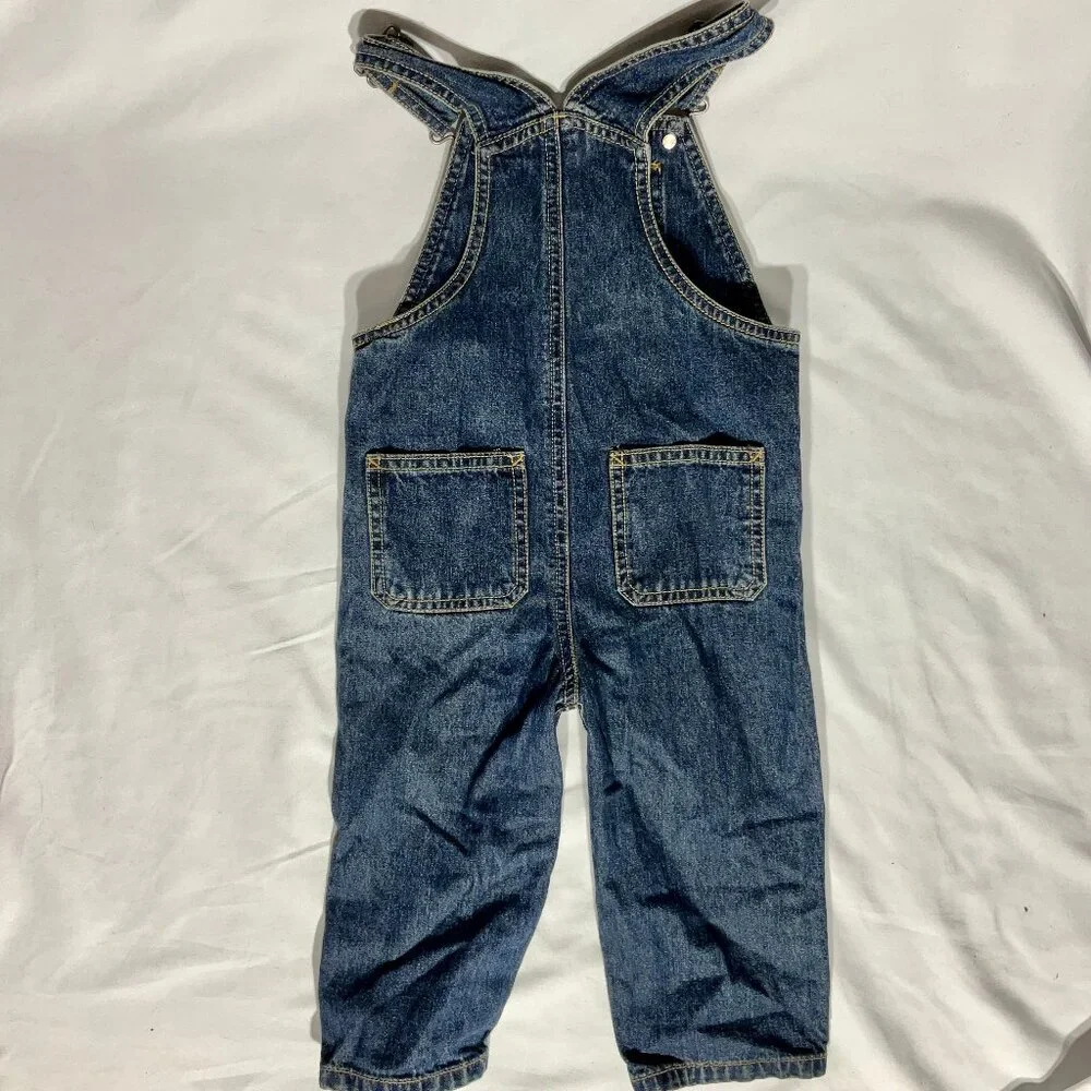 Carters Blue Jean Overalls 24 Months Denim Toddler Kids